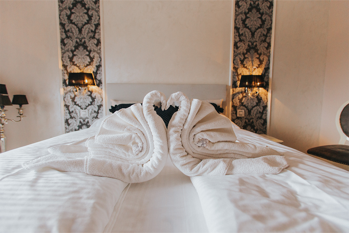 Chambre luxe linge de maison